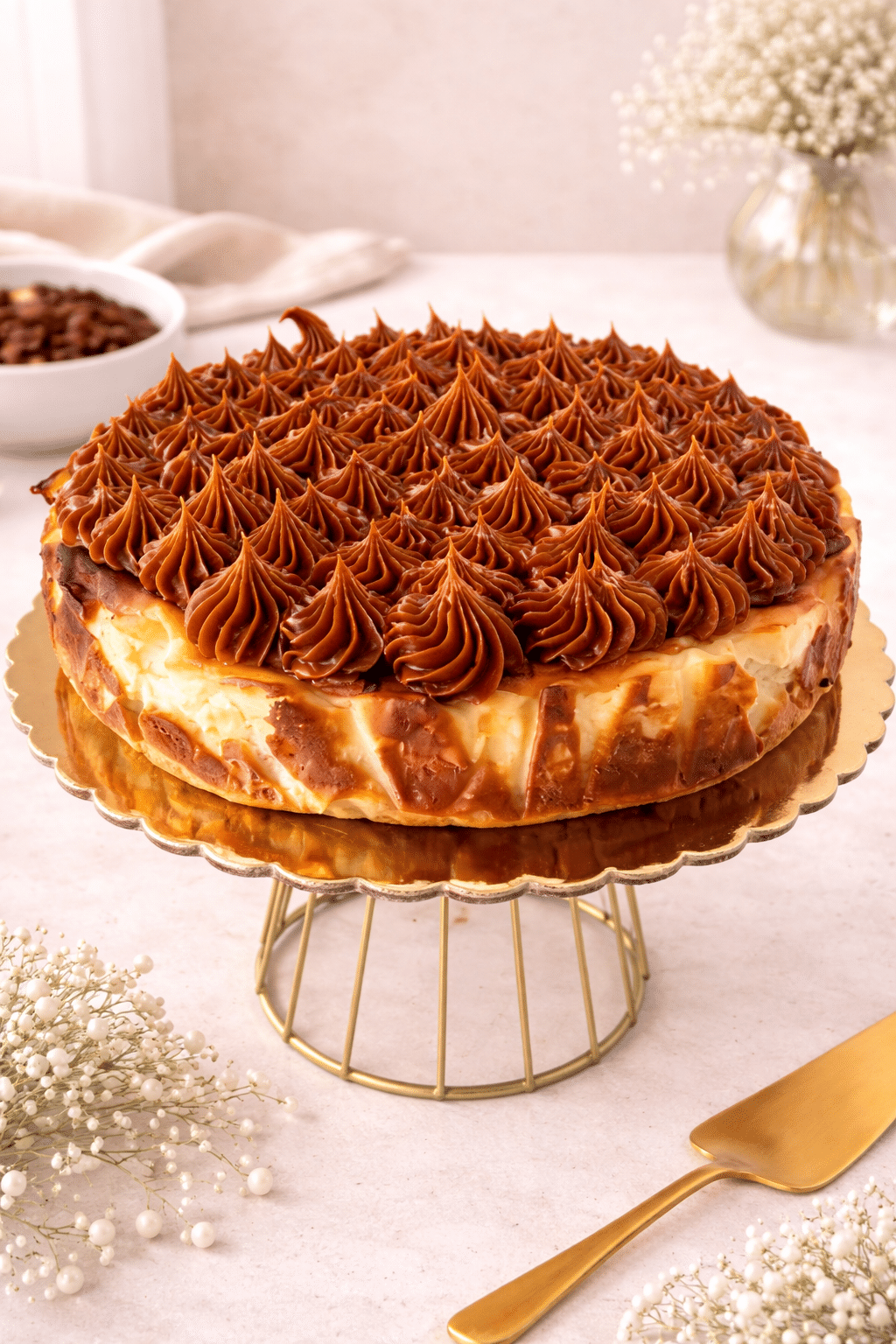 Tarta de queso, en su versión dulce de leche tiene la consistencia cremosa y suave del queso, el crujiente de la galleta, con una cubierta de dulce de leche. Un final perfecto para cualquier comida.