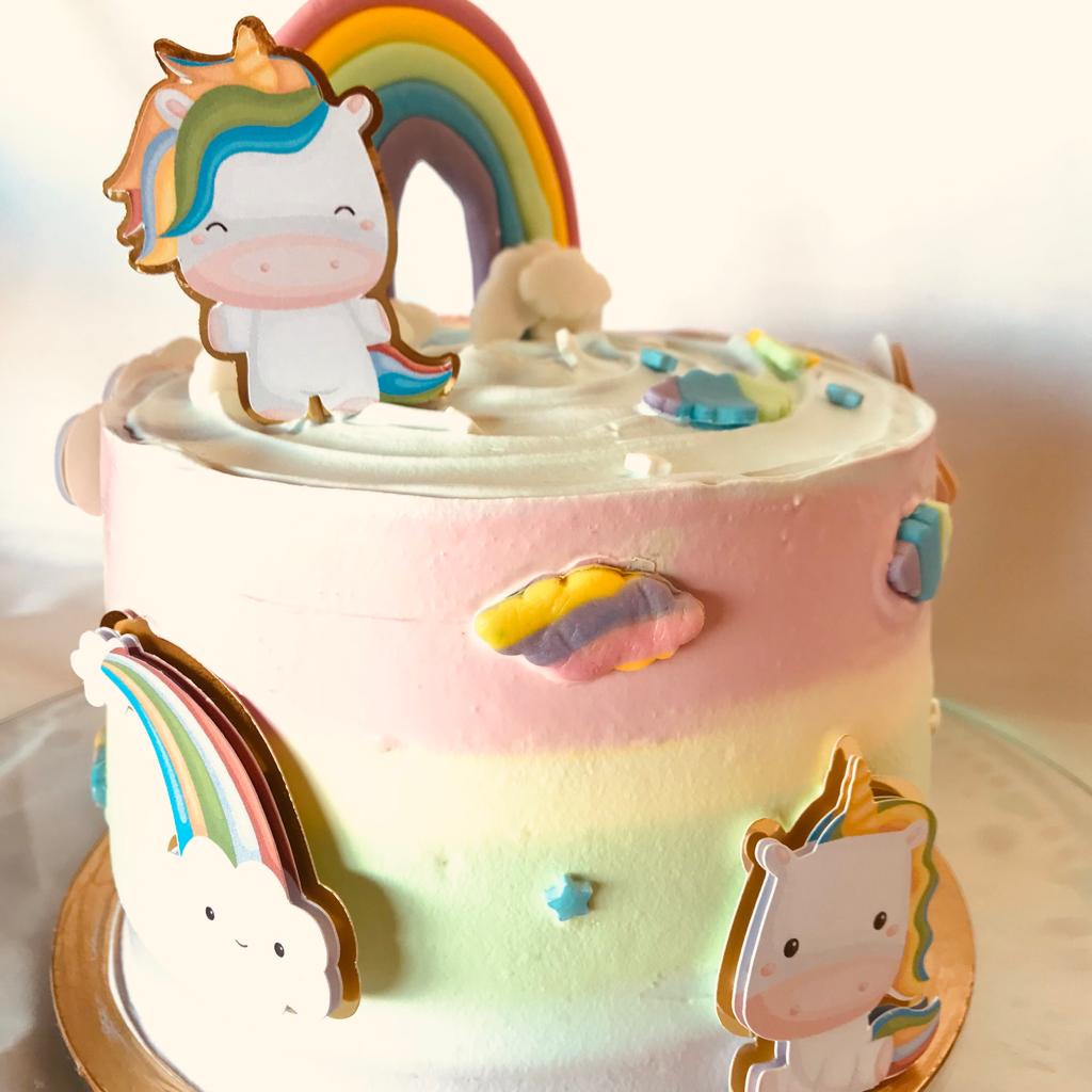 Tarta Personalizada Unicornios alicante