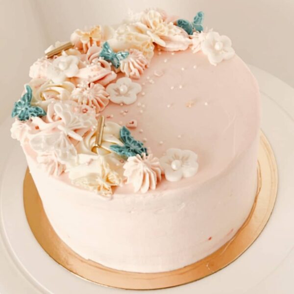 Ejemplo de Tarta personalizada pequeña de la colección Tartas personalizadas para bodas, bautizos y comuniones