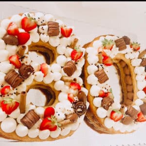 Tartas de letras y números alicante