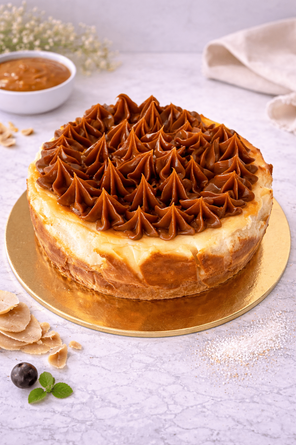 Tarta de queso y dulce de leche Alicante