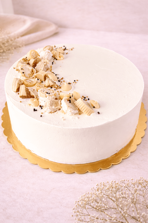 Tarta de chocolate y más chocolates blancos